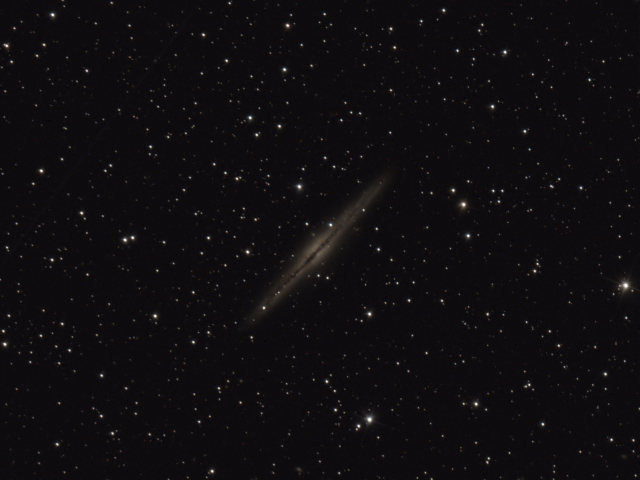 NGC 891 — спиральная галактика Серебряный осколок в созвездии Андромеды